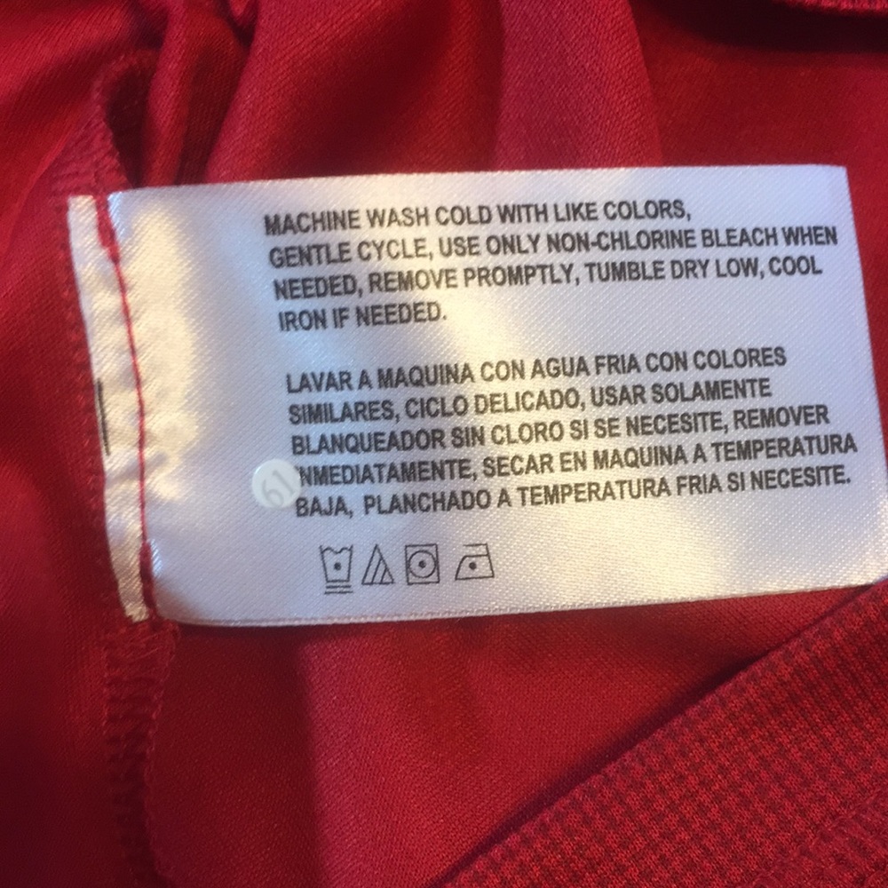Zeroxposure Red Sun Protection Top Size XL New with Tags - Picture 7 of 11
